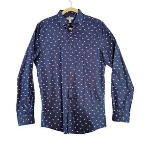 Bar III Men's Slim Fit Dress Shirt Sz M